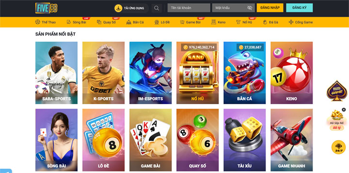 Ưu điểm tạo nên thương hiệu siêu nhà cái Five88