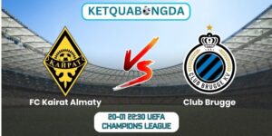 Soi kèo FC Kairat Almaty vs Club Brugge